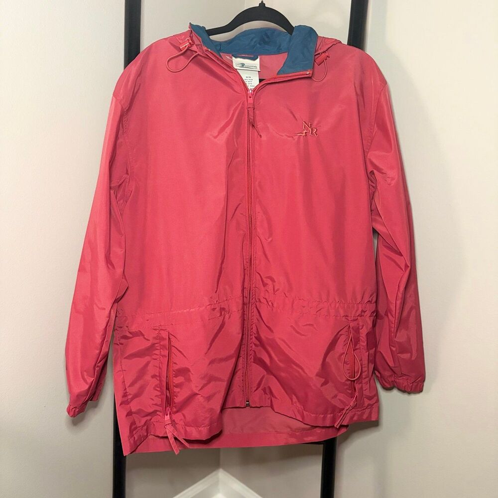 Vintage Northern Reflections Cottage Essentials Pink Windbreaker — Size M